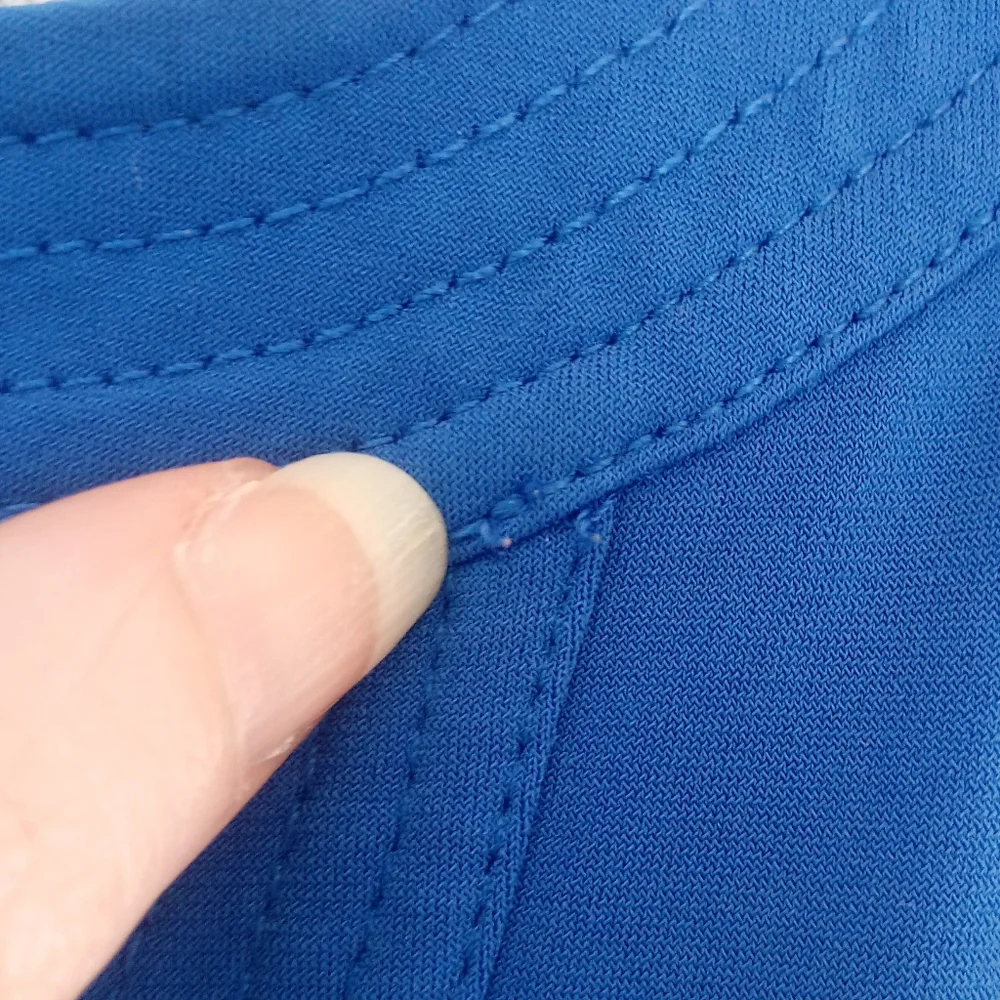 Max & Cleo Knit Tie Waist Midi Dress in Regatta Blue, Size Large - Picture 13 of 15